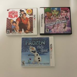 (3) Nintendo Ds games